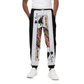 Jack Of Spades Playing Card Print Cotton Sweatpants