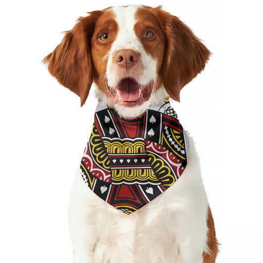 Jack Of Spades Playing Card Print Dog Bandana