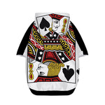 Jack Of Spades Playing Card Print Dog Zip Up Hoodie