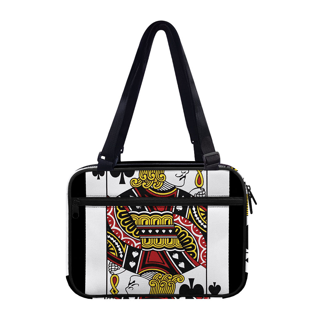 Jack Of Spades Playing Card Print Double Strap Bible Bag