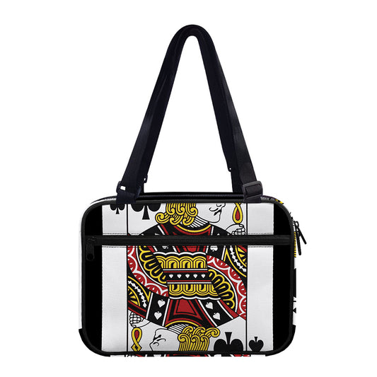 Jack Of Spades Playing Card Print Double Strap Bible Bag