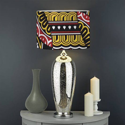 Jack Of Spades Playing Card Print Drum Lamp Shade