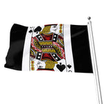 Jack Of Spades Playing Card Print Flag