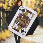 Jack Of Spades Playing Card Print Foldable Umbrella