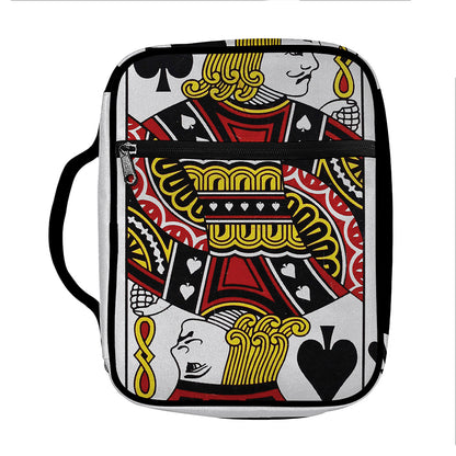 Jack Of Spades Playing Card Print Front Pocket Bible Bag