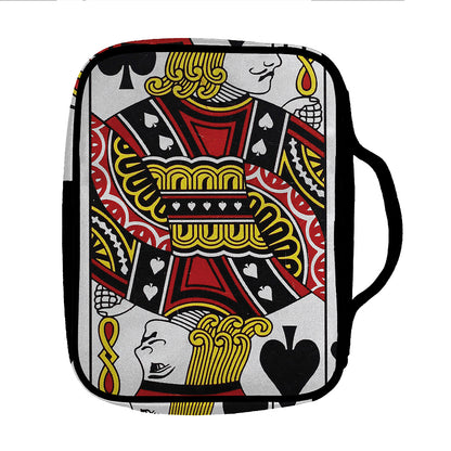 Jack Of Spades Playing Card Print Front Pocket Bible Bag