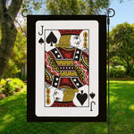 Jack Of Spades Playing Card Print Garden Flag