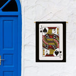 Jack Of Spades Playing Card Print Garden Flag