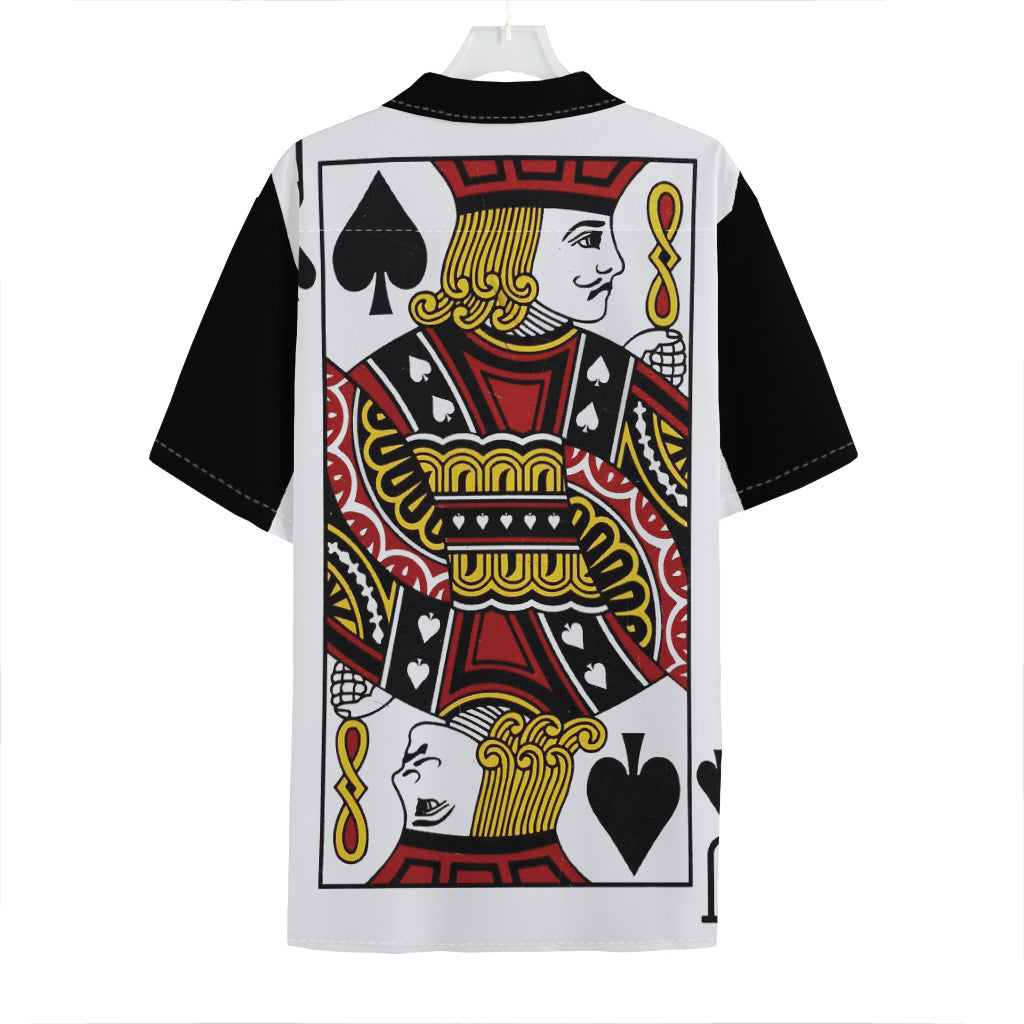 Jack Of Spades Playing Card Print Hawaiian Shirt