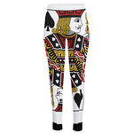 Jack Of Spades Playing Card Print High-Waisted Pocket Leggings