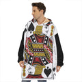 Jack Of Spades Playing Card Print Hoodie Blanket