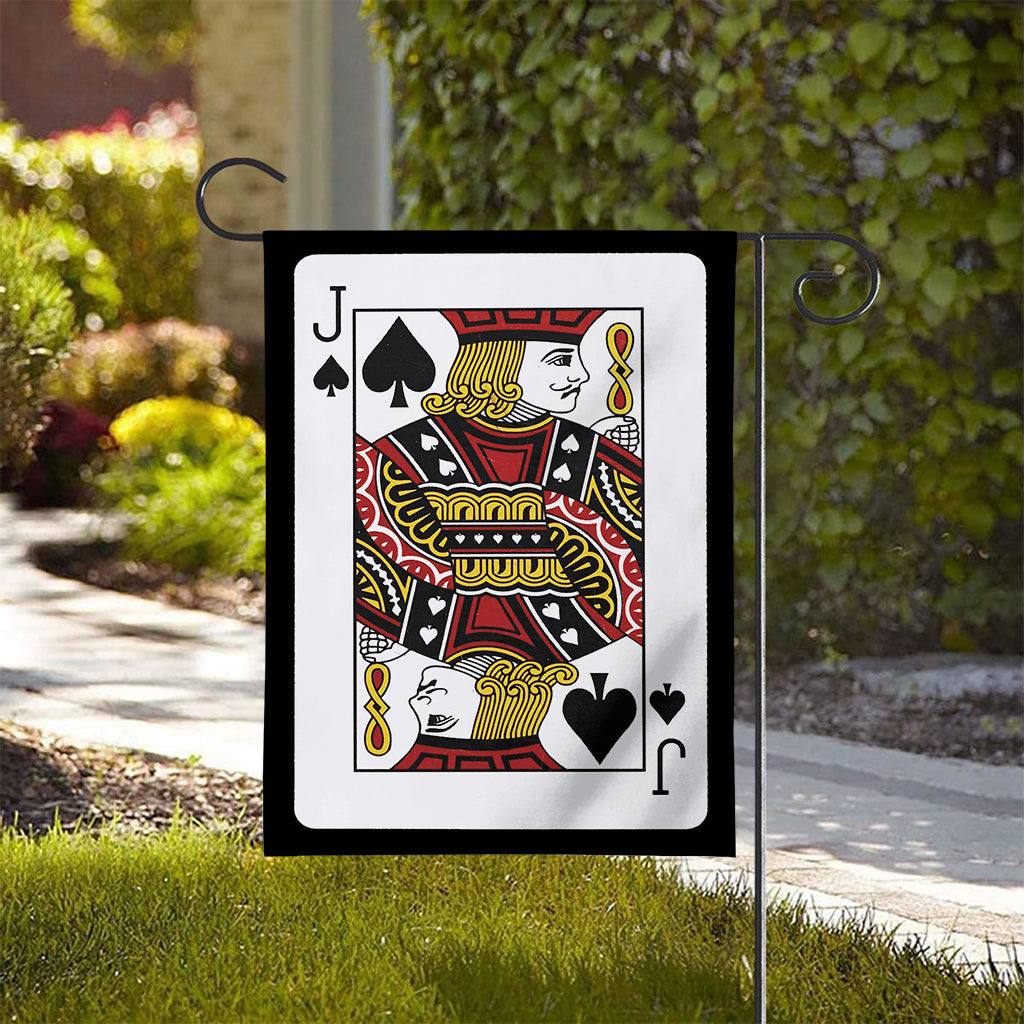 Jack Of Spades Playing Card Print House Flag