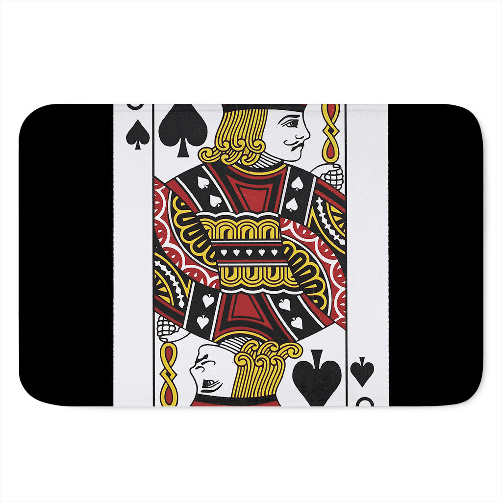 Jack Of Spades Playing Card Print Indoor Door Mat