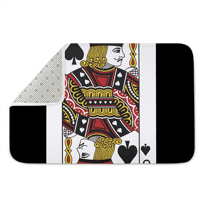 Jack Of Spades Playing Card Print Indoor Door Mat