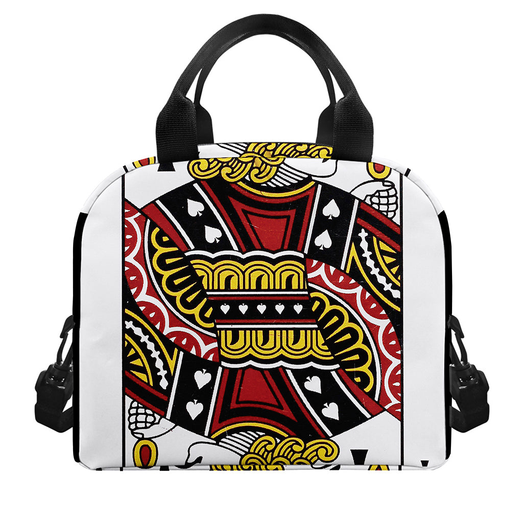 Jack Of Spades Playing Card Print Insulated Lunch Bag