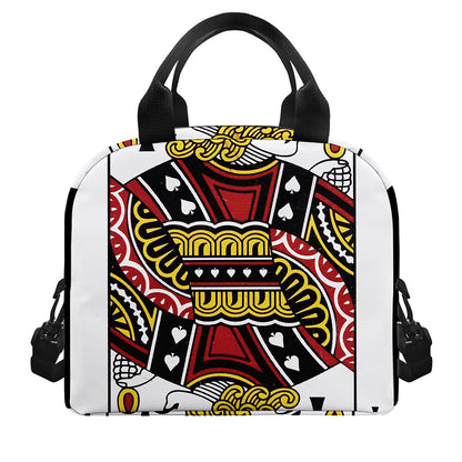 Jack Of Spades Playing Card Print Insulated Lunch Bag