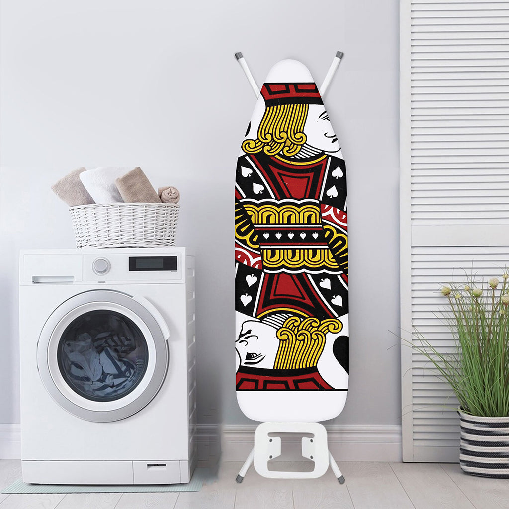 Jack Of Spades Playing Card Print Ironing Board Cover
