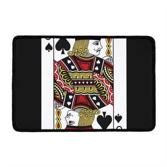 Jack Of Spades Playing Card Print Kitchen Mat