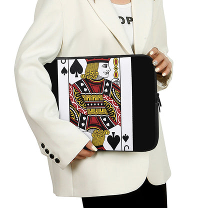 Jack Of Spades Playing Card Print Laptop Sleeve