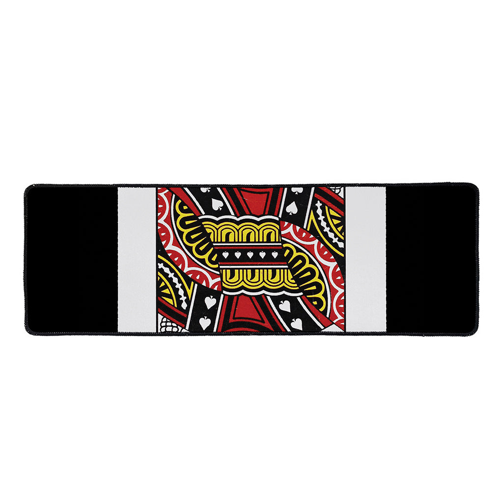 Jack Of Spades Playing Card Print Long Kitchen Mat