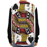 Jack Of Spades Playing Card Print Long Sleeve Baseball Jersey