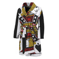 Jack Of Spades Playing Card Print Men's Bathrobe
