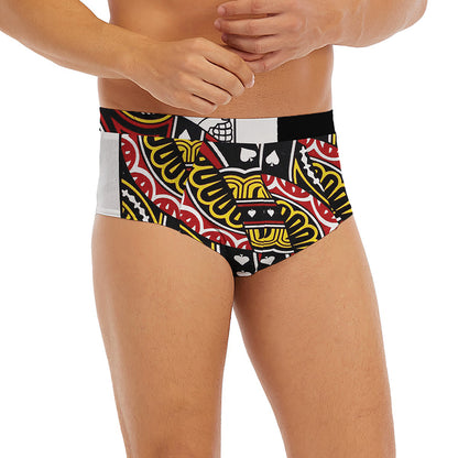 Jack Of Spades Playing Card Print Men's Briefs