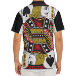 Jack Of Spades Playing Card Print Men's Deep V-Neck Shirt