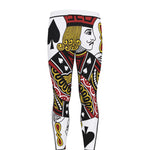 Jack Of Spades Playing Card Print Men's leggings
