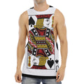 Jack Of Spades Playing Card Print Men's Muscle Tank Top