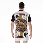 Jack Of Spades Playing Card Print Men's Rompers
