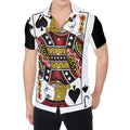 Jack Of Spades Playing Card Print Men's Shirt
