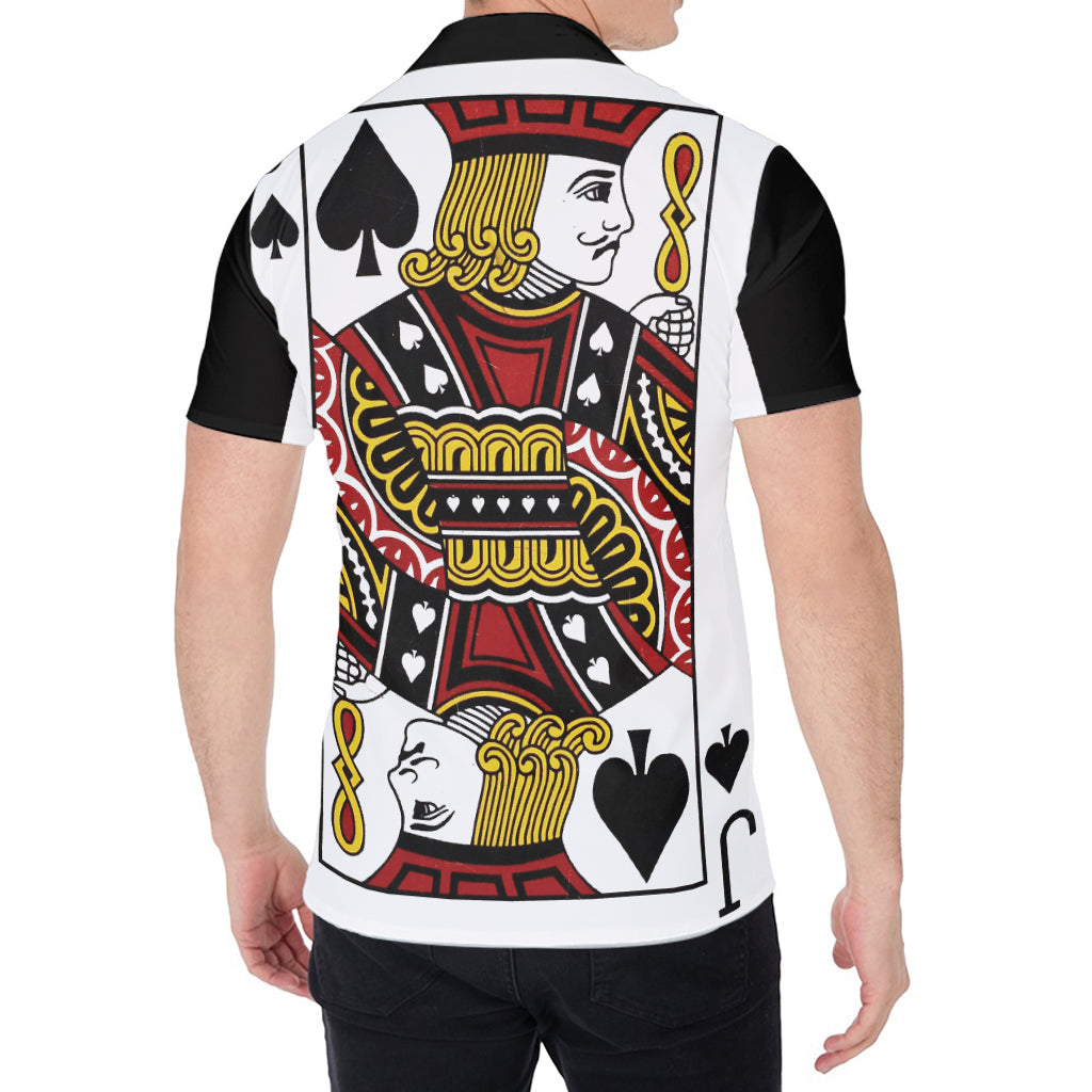 Jack Of Spades Playing Card Print Men's Shirt