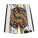 Jack Of Spades Playing Card Print Men's Sports Shorts
