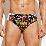 Jack Of Spades Playing Card Print Men's Swim Briefs