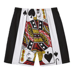 Jack Of Spades Playing Card Print Men's Swim Trunks