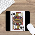 Jack Of Spades Playing Card Print Mouse Pad