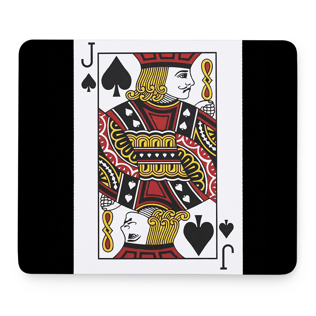 Jack Of Spades Playing Card Print Mouse Pad