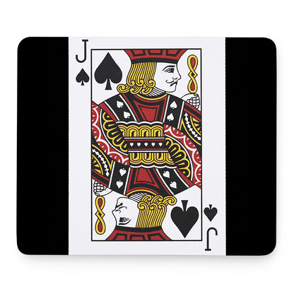 Jack Of Spades Playing Card Print Mouse Pad
