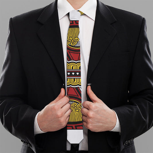 Jack Of Spades Playing Card Print Necktie
