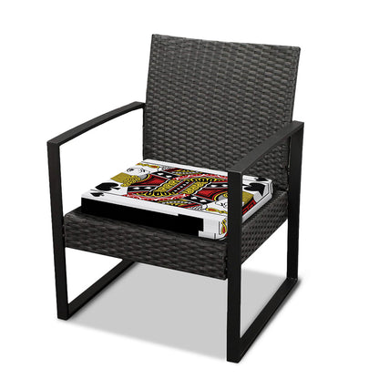 Jack Of Spades Playing Card Print Outdoor Seat Cushion Cover