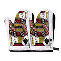 Jack Of Spades Playing Card Print Oven Mitts
