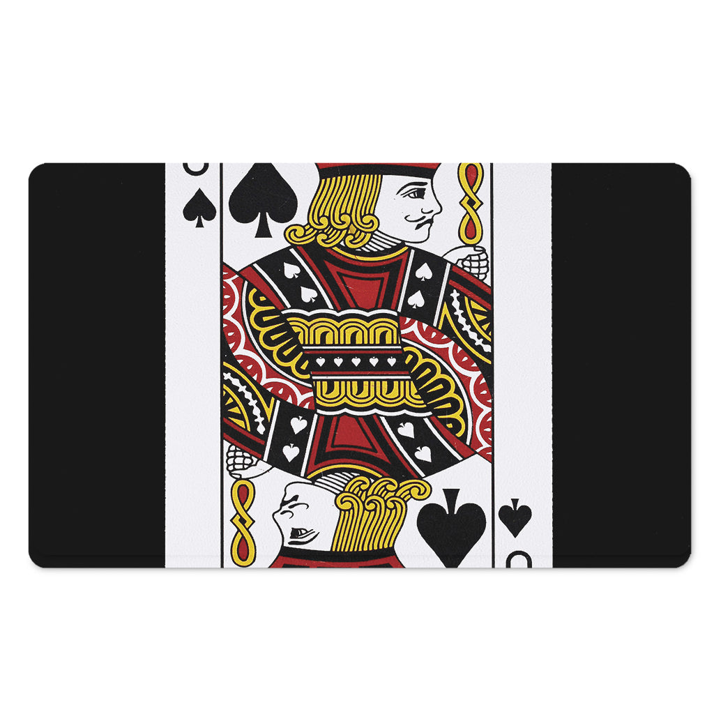 Jack Of Spades Playing Card Print Polyester Doormat