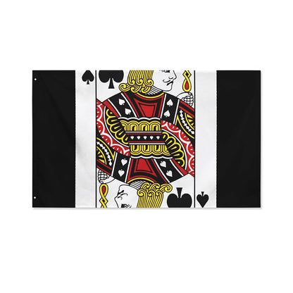 Jack Of Spades Playing Card Print Polyester Flag