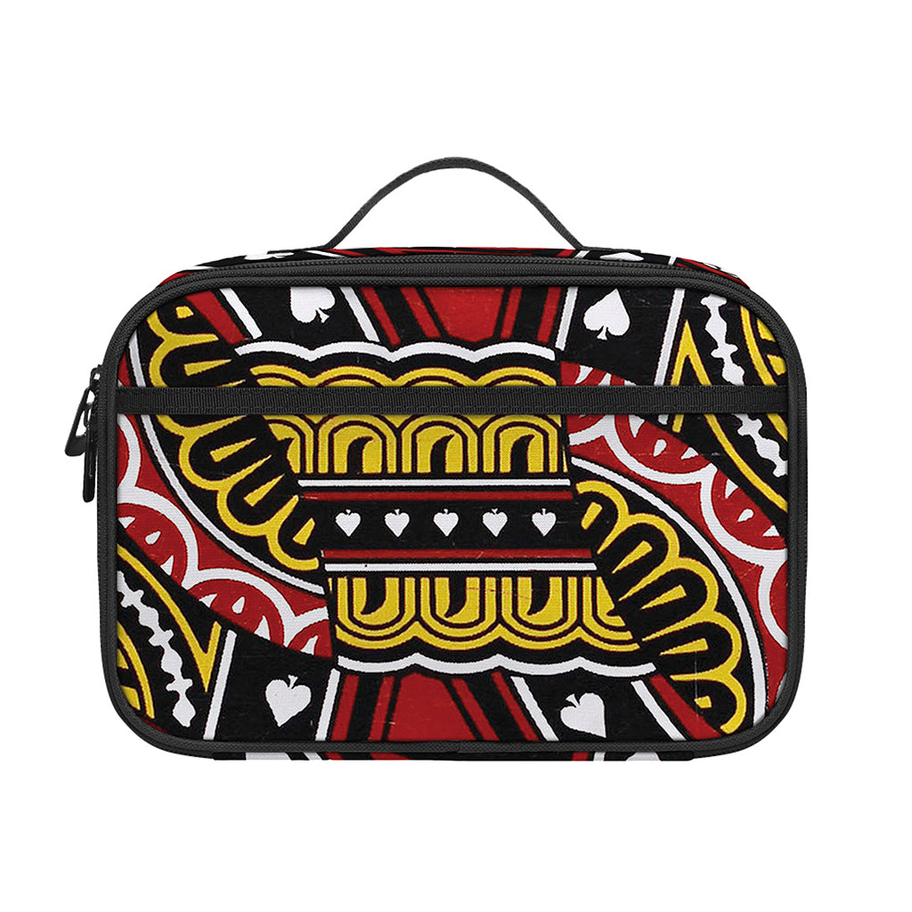 Jack Of Spades Playing Card Print Portable Lunch Bag
