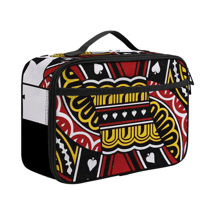Jack Of Spades Playing Card Print Portable Lunch Bag