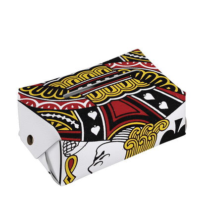 Jack Of Spades Playing Card Print Rectangle Tissue Box Cover