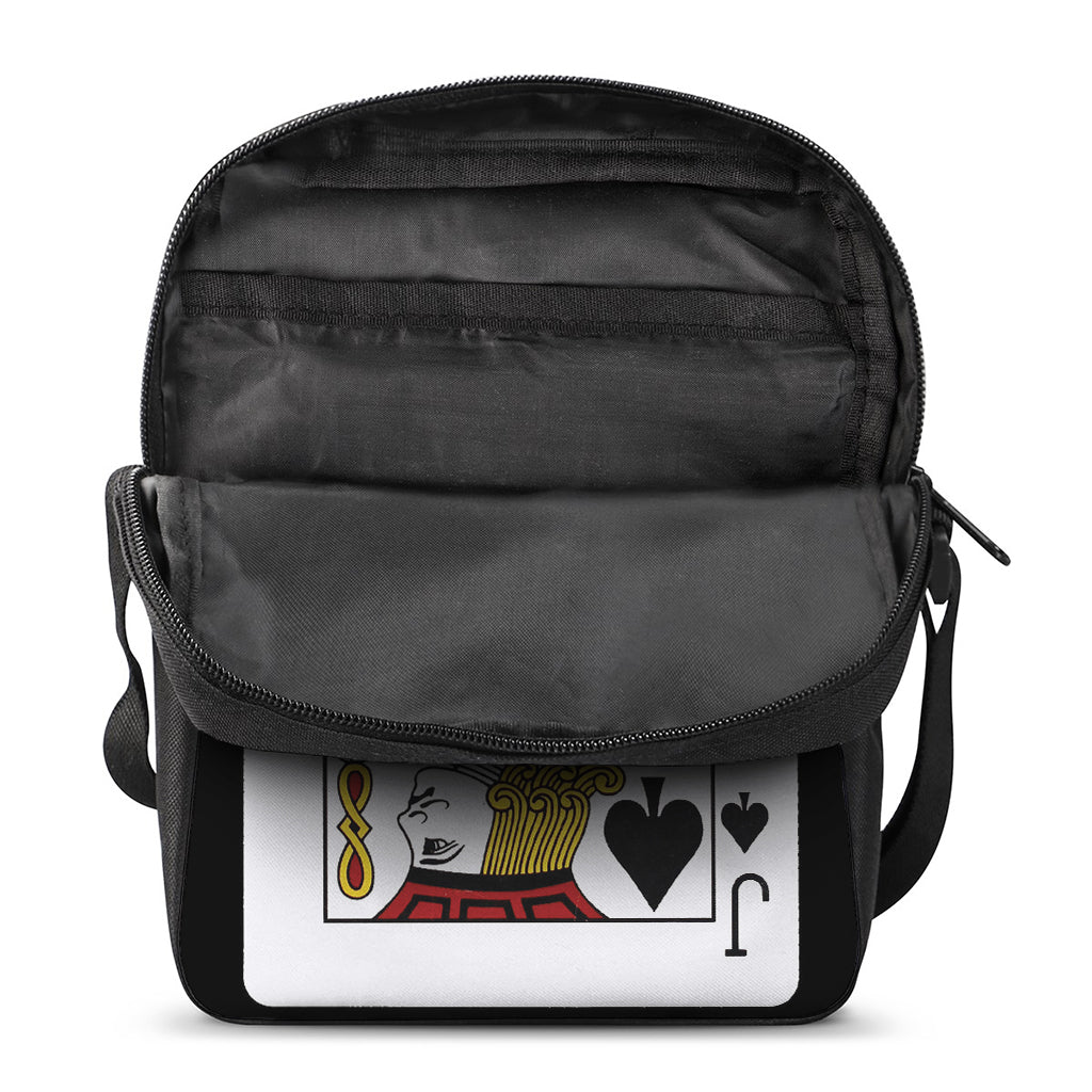 Jack Of Spades Playing Card Print Rectangular Crossbody Bag
