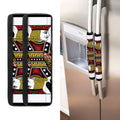 Jack Of Spades Playing Card Print Refrigerator Handle Covers