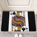 Jack Of Spades Playing Card Print Rubber Doormat